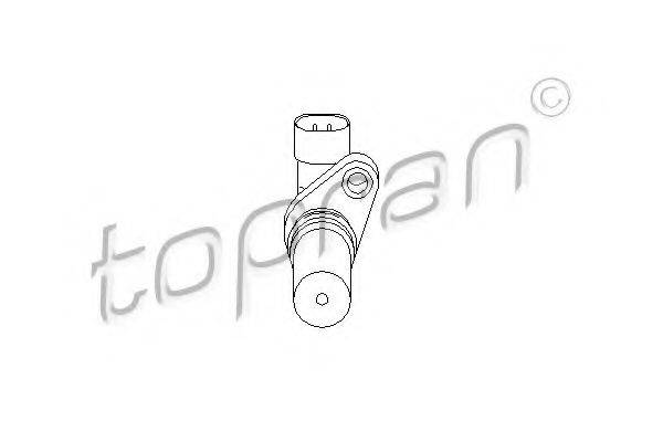 TOPRAN 207067 Датчик частоты вращения, управление двигателем