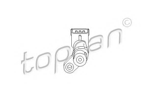 TOPRAN 207419 Датчик частоты вращения, управление двигателем