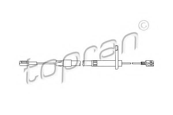 TOPRAN 401278 Трос, стояночная тормозная система