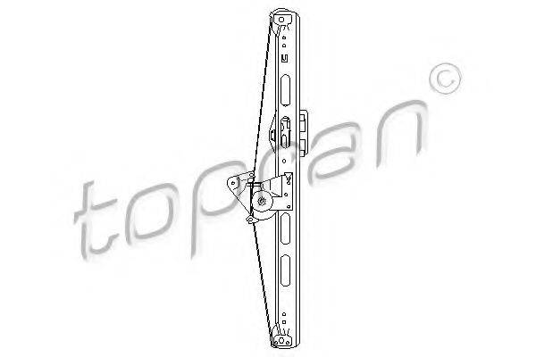 TOPRAN 401850 Подъемное устройство для окон