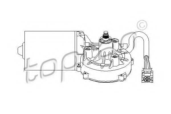 TOPRAN 401530 Двигатель стеклоочистителя