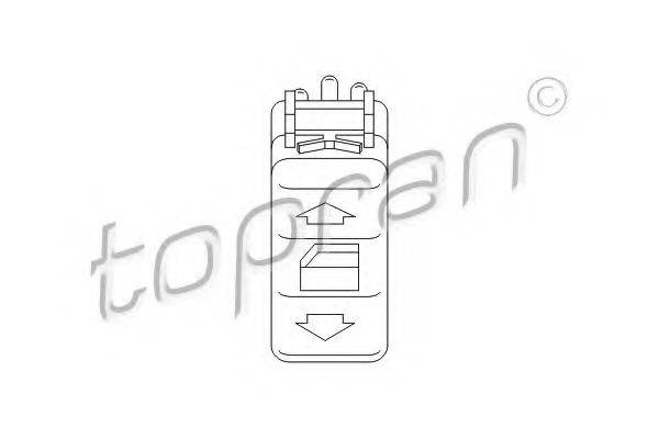 TOPRAN 401514 Выключатель, стеклолодъемник