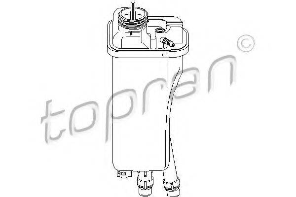 TOPRAN 501540 Компенсационный бак, охлаждающая жидкость