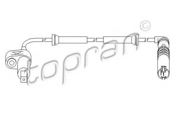 TOPRAN 500979 Датчик, частота вращения колеса