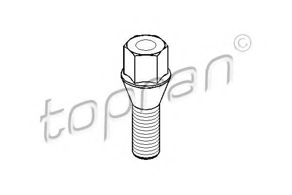 TOPRAN 501536 Болт для крепления колеса