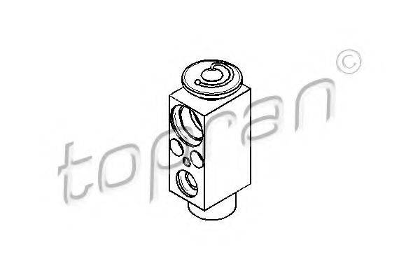 Розширювальний клапан, кондиціонер TOPRAN 501 491