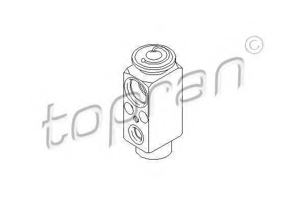 Розширювальний клапан, кондиціонер TOPRAN 501 544