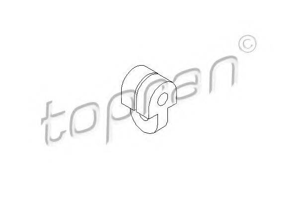 TOPRAN 700616 Кронштейн, глушитель
