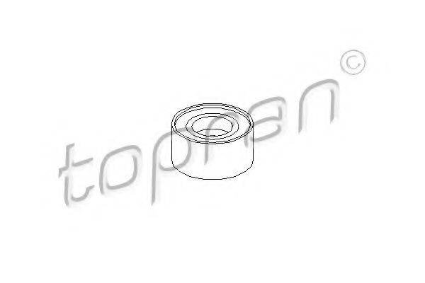 TOPRAN 700215 Паразитний / провідний ролик, полікліновий ремінь