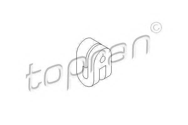 Кронштейн, глушитель TOPRAN 721 950