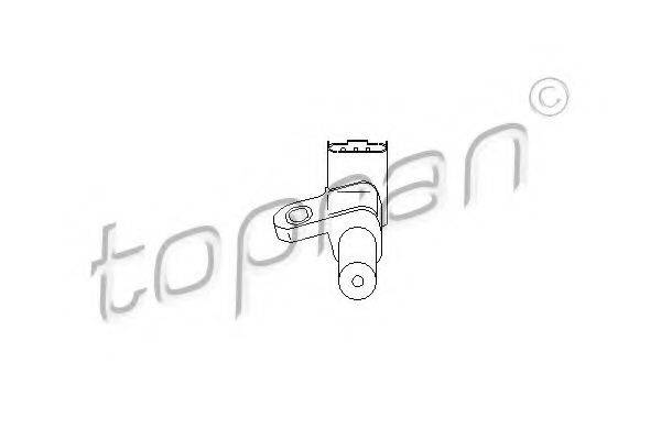 TOPRAN 722033 Датчик частоты вращения, управление двигателем