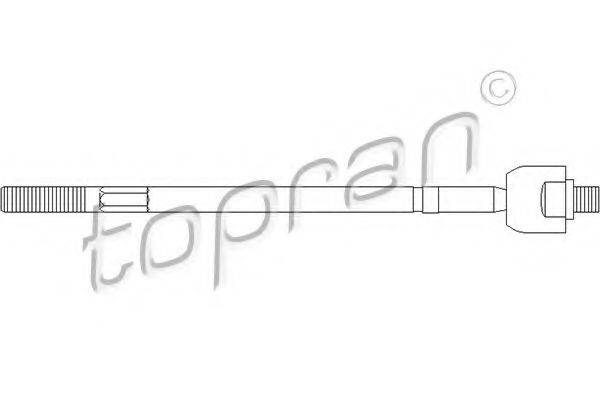 Осевой шарнир, рулевая тяга TOPRAN 720 401