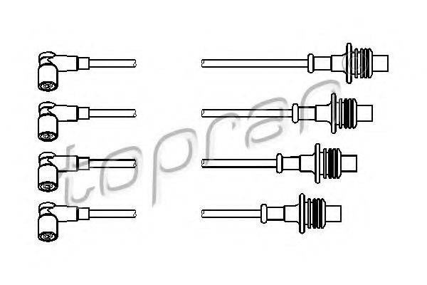 TOPRAN 721503 Комплект проводов зажигания