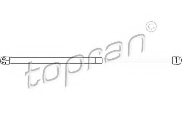 TOPRAN 700707 Газова пружина, кришка багажника