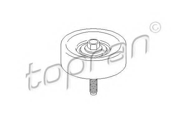 TOPRAN 304120 Паразитний / провідний ролик, полікліновий ремінь