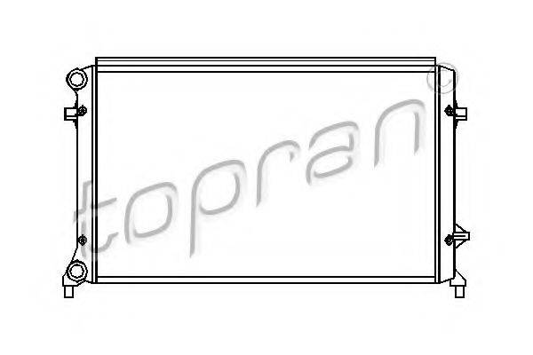 TOPRAN 112327 Радиатор, охлаждение двигателя