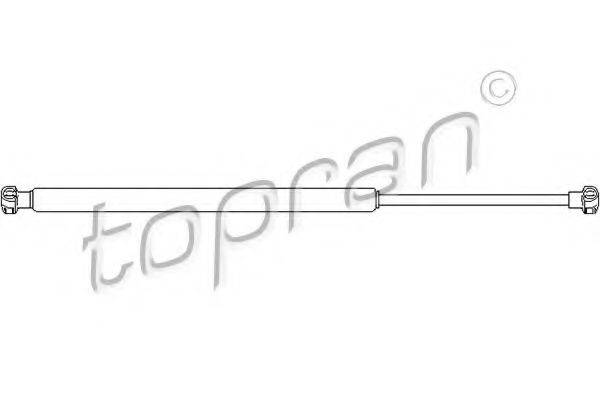 TOPRAN 501817 Газова пружина, кришка багажника