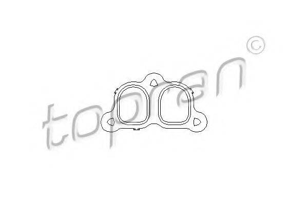 TOPRAN 113135 Прокладка, впускной коллектор