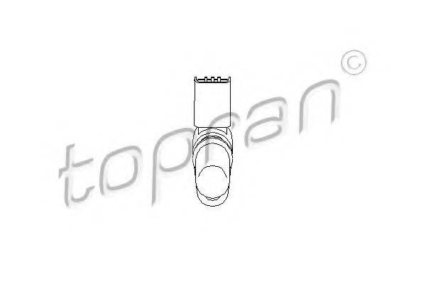 TOPRAN 207854 Датчик частоты вращения, управление двигателем