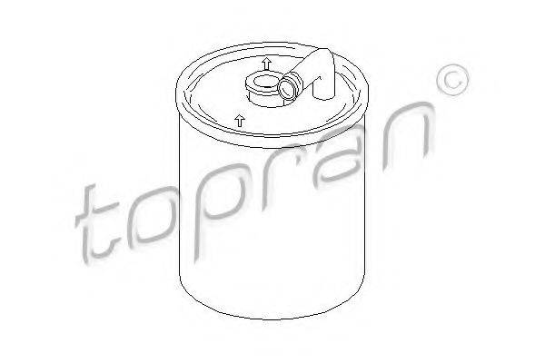 TOPRAN 407885 Топливный фильтр