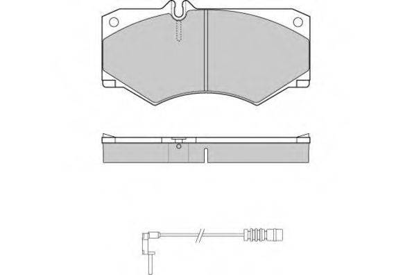 E.T.F. 120238 Комплект тормозных колодок, дисковый тормоз