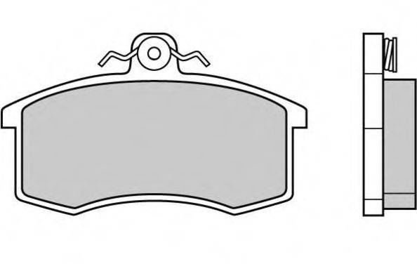 Комплект тормозных колодок, дисковый тормоз E.T.F. 12-0333