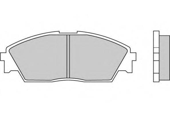 Комплект гальмівних колодок, дискове гальмо E.T.F. 12-0350
