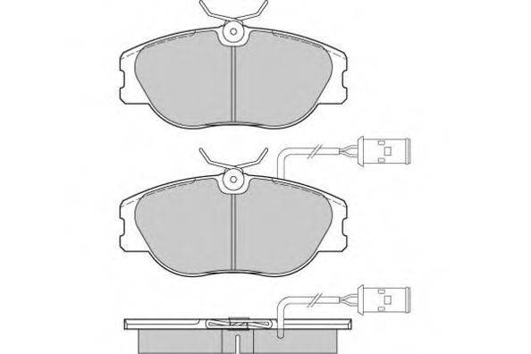 E.T.F. 120374 Комплект тормозных колодок, дисковый тормоз