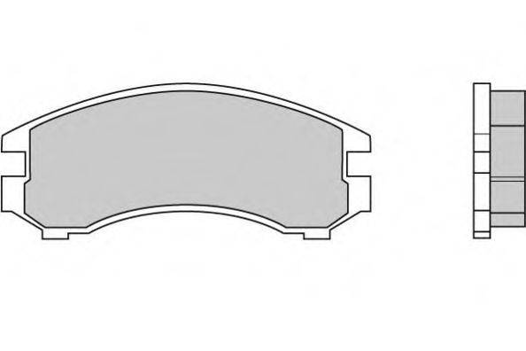 E.T.F. 120441 Комплект тормозных колодок, дисковый тормоз