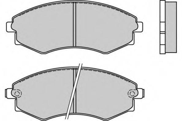 E.T.F. 120494 Комплект тормозных колодок, дисковый тормоз
