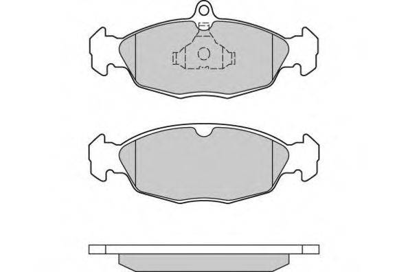 Комплект гальмівних колодок, дискове гальмо E.T.F. 12-0520