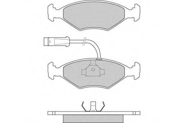 E.T.F. 120589 Комплект тормозных колодок, дисковый тормоз