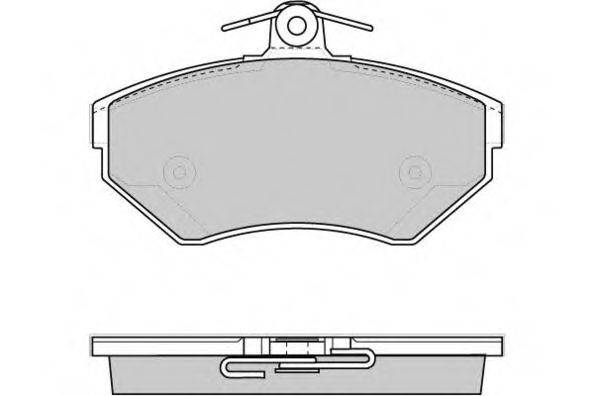 E.T.F. 120730 Комплект тормозных колодок, дисковый тормоз