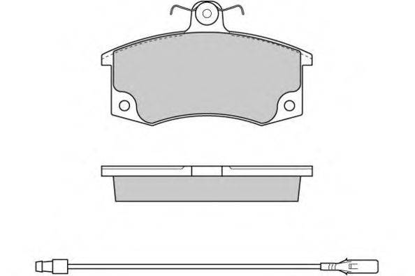 E.T.F. 120735 Комплект гальмівних колодок, дискове гальмо
