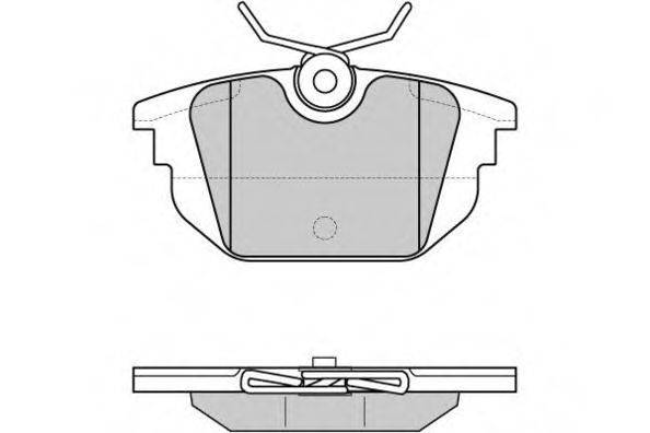 E.T.F. 120850 Комплект тормозных колодок, дисковый тормоз