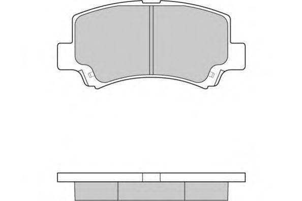 E.T.F. 120894 Комплект тормозных колодок, дисковый тормоз