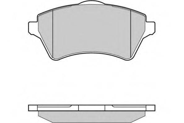 Комплект гальмівних колодок, дискове гальмо E.T.F. 12-0960