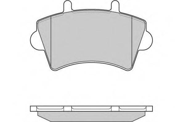 E.T.F. 120975 Комплект тормозных колодок, дисковый тормоз