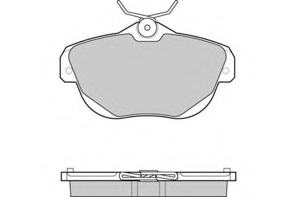 Комплект тормозных колодок, дисковый тормоз E.T.F. 12-1262
