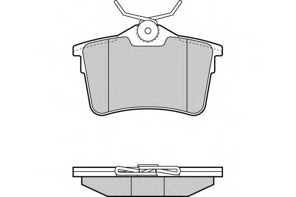 E.T.F. 121386 Комплект тормозных колодок, дисковый тормоз
