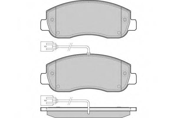 Комплект тормозных колодок, дисковый тормоз E.T.F. 12-1439