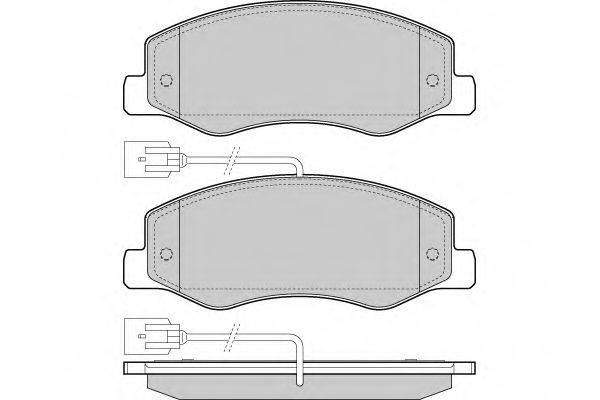Комплект тормозных колодок, дисковый тормоз E.T.F. 12-1440