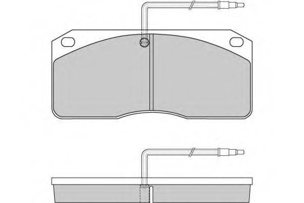E.T.F. 125282 Комплект тормозных колодок, дисковый тормоз