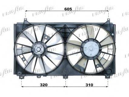 Вентилятор, охолодження двигуна FRIGAIR 0515.2503