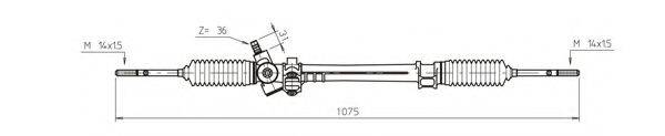 GENERAL RICAMBI AR4017 Рулевой механизм