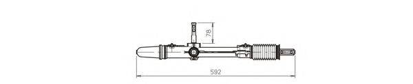 GENERAL RICAMBI CI4038 Рулевой механизм