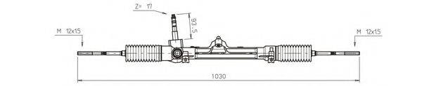 GENERAL RICAMBI FI4111 Рулевой механизм