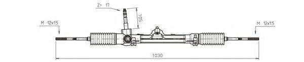 GENERAL RICAMBI FI4112 Рулевой механизм