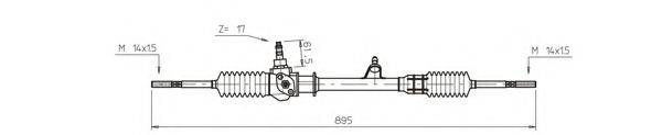 GENERAL RICAMBI FI4116 Рулевой механизм