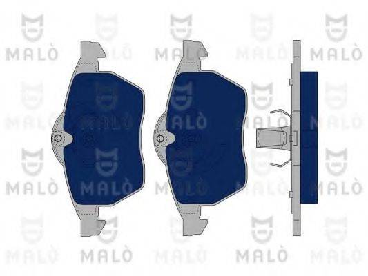 Комплект тормозных колодок, дисковый тормоз MALO 1050026